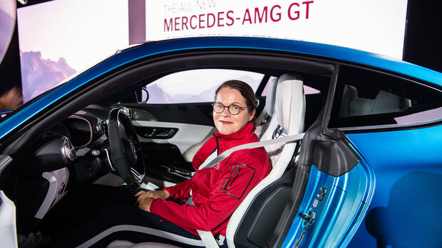 Mercedes-AMG GT Sitzprobe Birgit Priemer