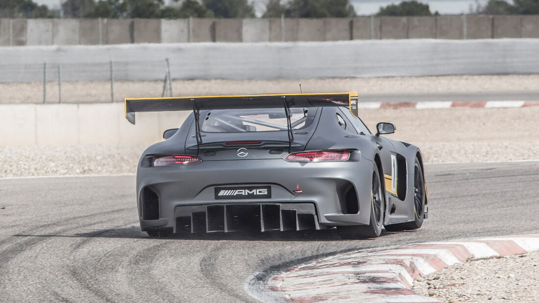 Mercedes AMG GT3, Heckansicht