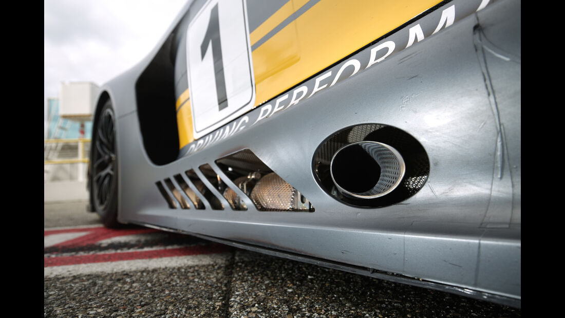 Mercedes-AMG GT3, Tracktest, Endrohre