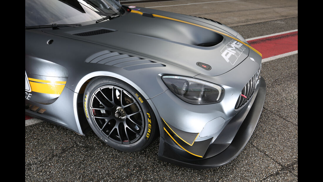 Mercedes-AMG GT3, Tracktest, Motorhaube