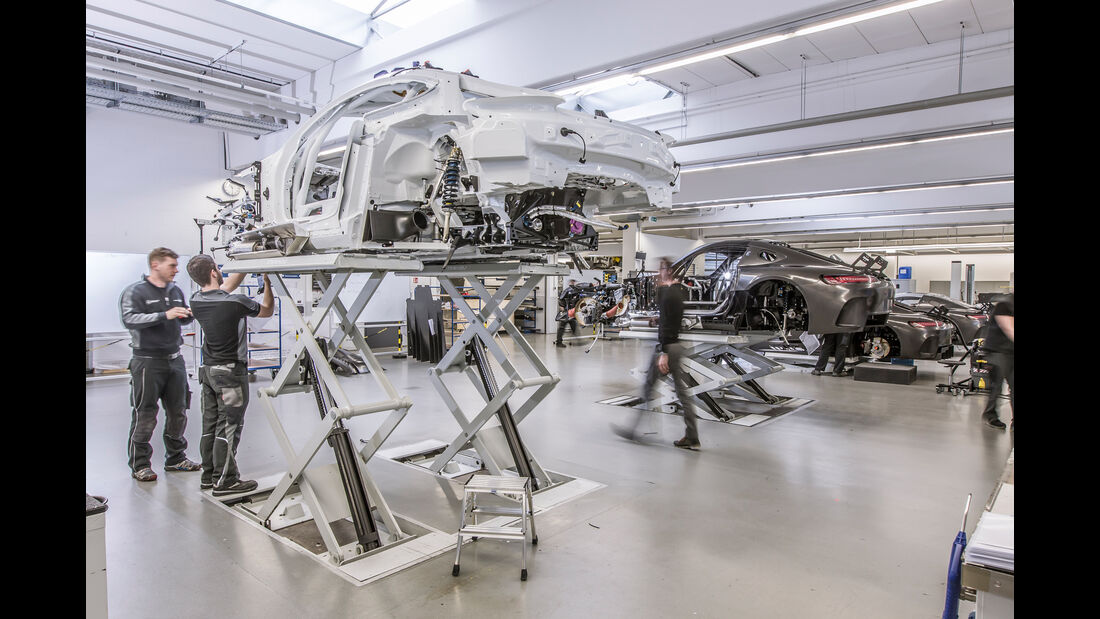 Mercedes-AMG GT3, Werkstatt, Reportage, Hersteller