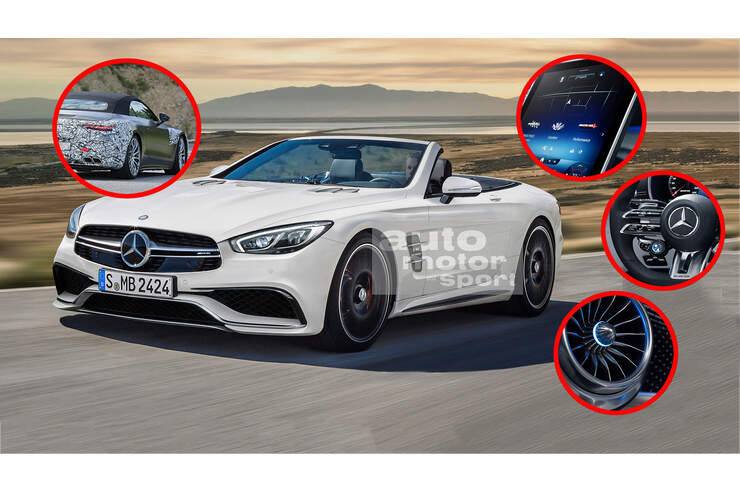 Mercedes Sl 2021 Top Amg Roadster Mit Bis Zu 800 Ps Auto Motor Und Sport