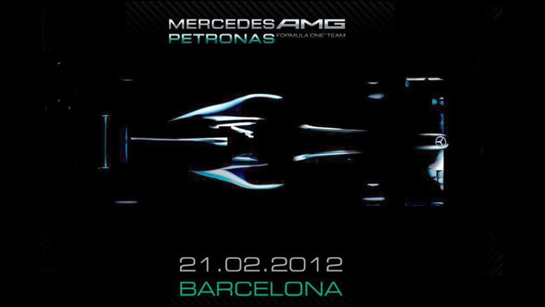 Mercedes AMG W03 Teaser 2012