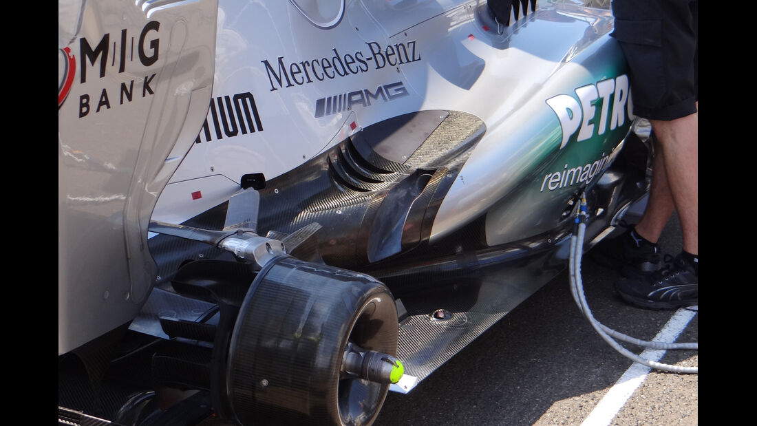 Mercedes - Auspuff - Formel 1 2013