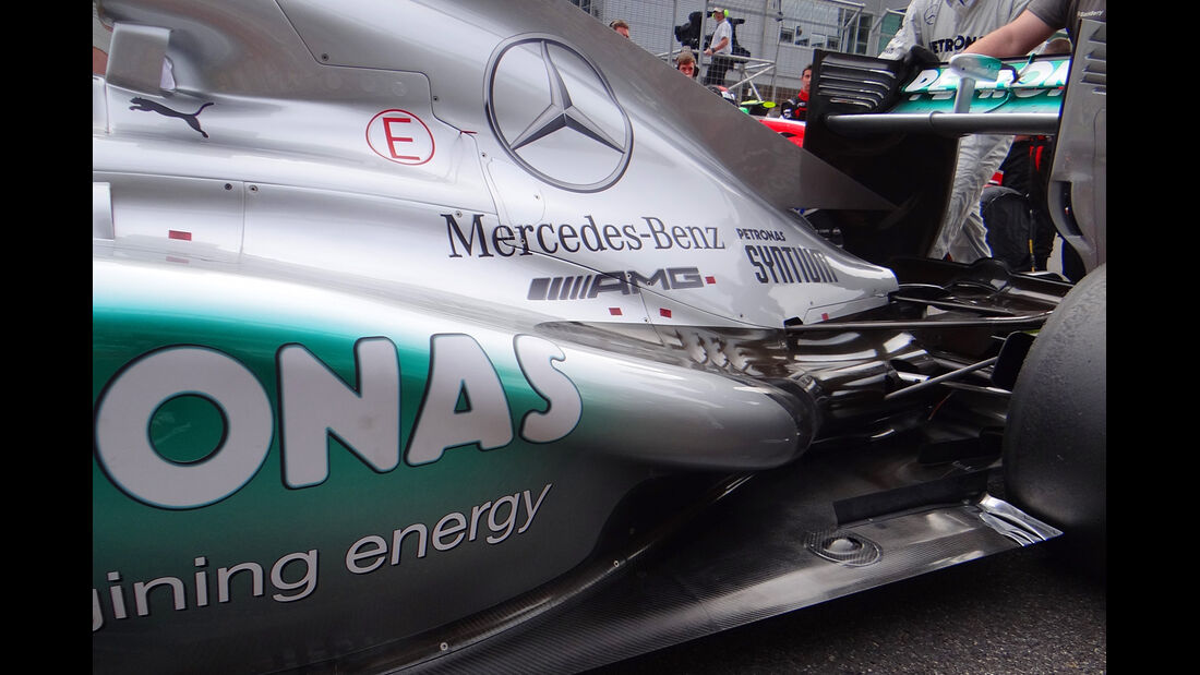 Mercedes - Auspuff - Formel 1 2013