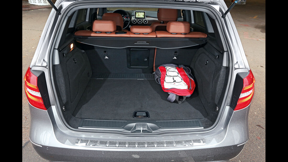 Mercedes B 160 CDI, Kofferraum