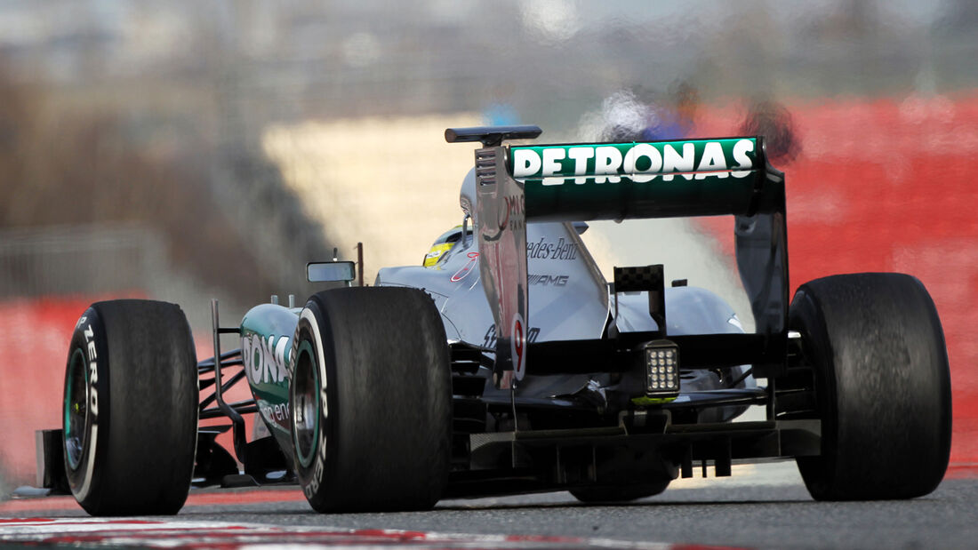Mercedes Barcelona Test F1 2013