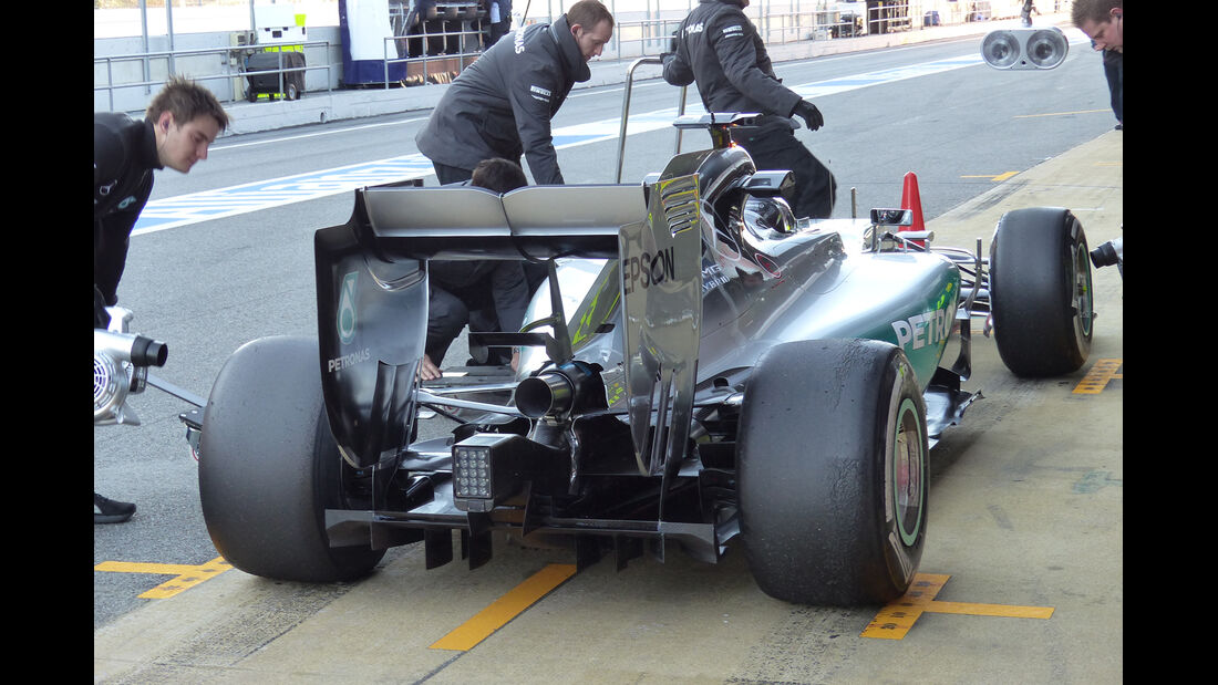 Mercedes - Barcelona-Test - Technik - Formel 1 2015