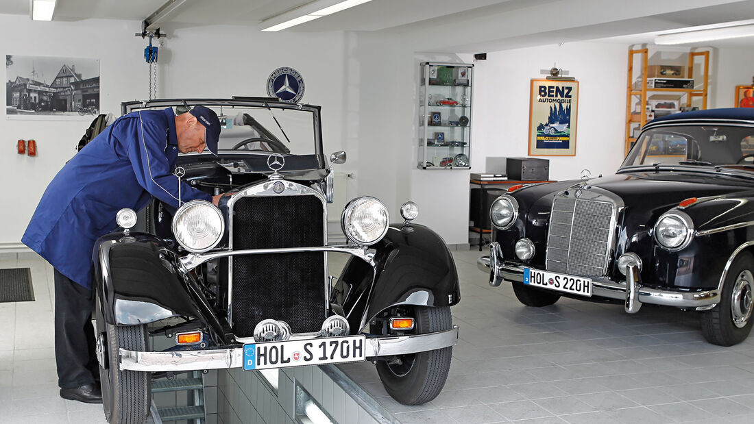 Mercedes-Benz 170 Cabriolet, Jürgen Freudenberg, Garage