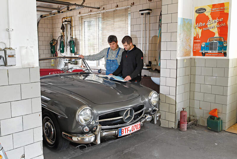 Mercedes-Benz 190 SL, Frontansicht, Hans Kindermann