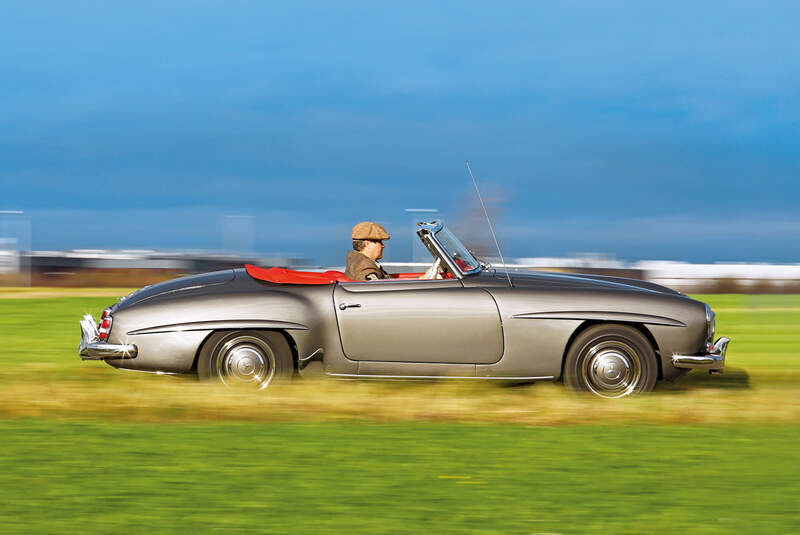 Mercedes-Benz 190 SL, Seitenansicht