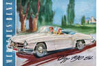 Mercedes-Benz 190 SL, Werbeplakat