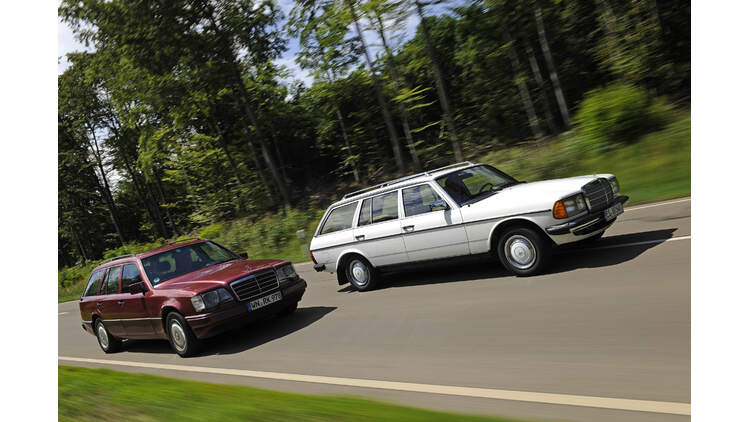 Mercedes 240 Td W123 Und E 280 T W124 Zwei T Modelle Fur Den Alltag Auto Motor Und Sport