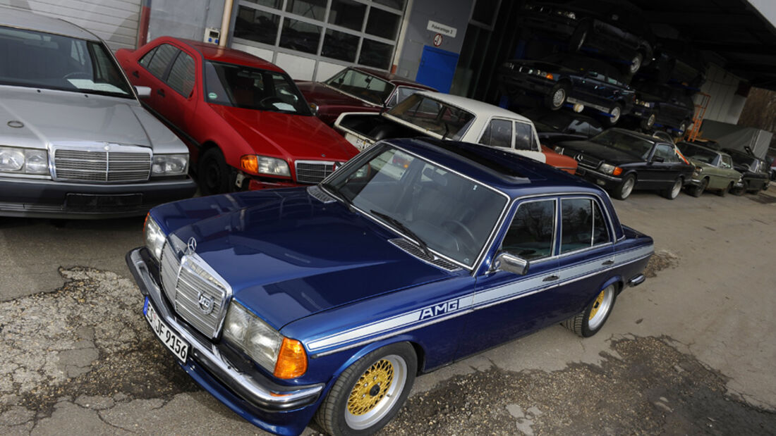 Mercedes- Benz 280 E AMG, Seitenansicht