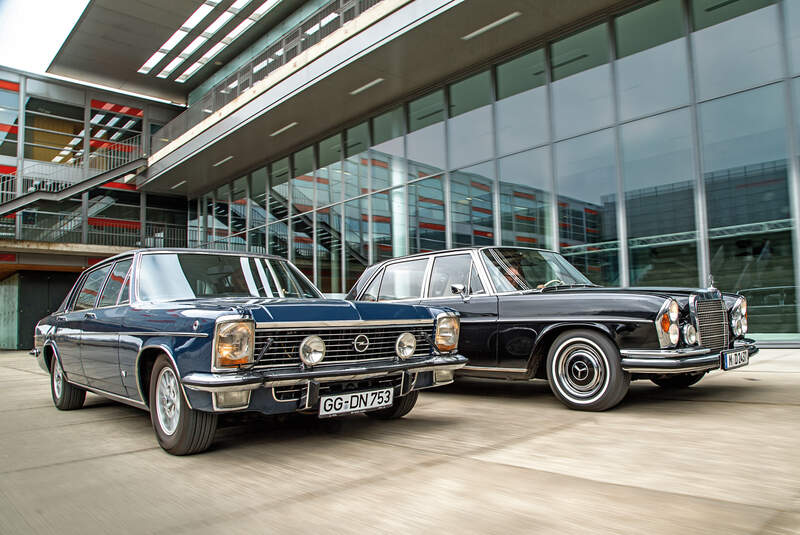 Mercedes-Benz 300 SEL 3.5, Opel Diplomat V8, Frontansicht