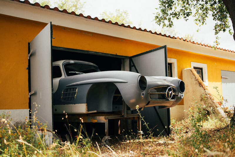 Mercedes-Benz 300 SL (W 198) Flügeltürer Scheunenfund Portugal