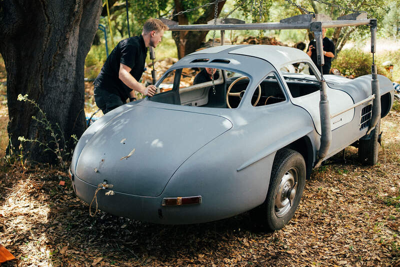 Mercedes-Benz 300 SL (W 198) Flügeltürer Scheunenfund Portugal