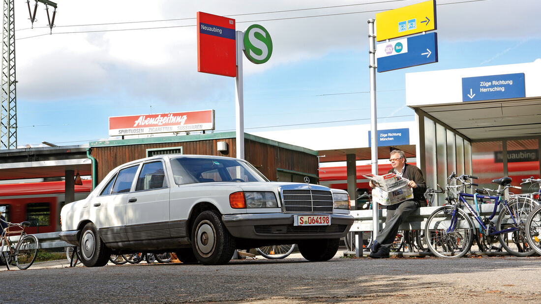 Mercedes-Benz 380 SE, Seitenansicht