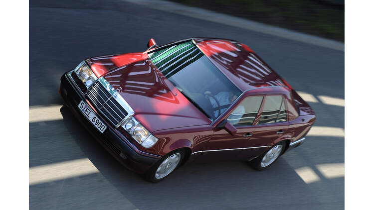 Sonntagsauto Mercedes 500 E Taxi Benz Mit Porsche Genen Auto Motor Und Sport