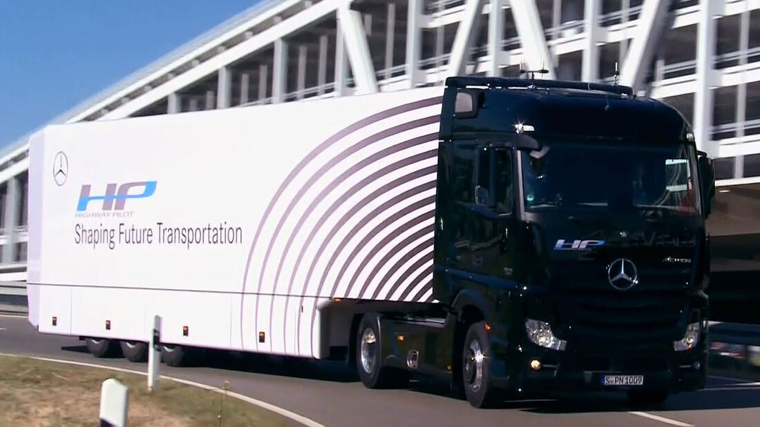 Mercedes-Benz Actros, Highway-Pilot, Autonomer Lkw, Autonomes Fahren