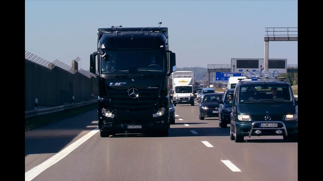 Mercedes-Benz Actros, Highway-Pilot, Autonomer Lkw, Autonomes Fahren
