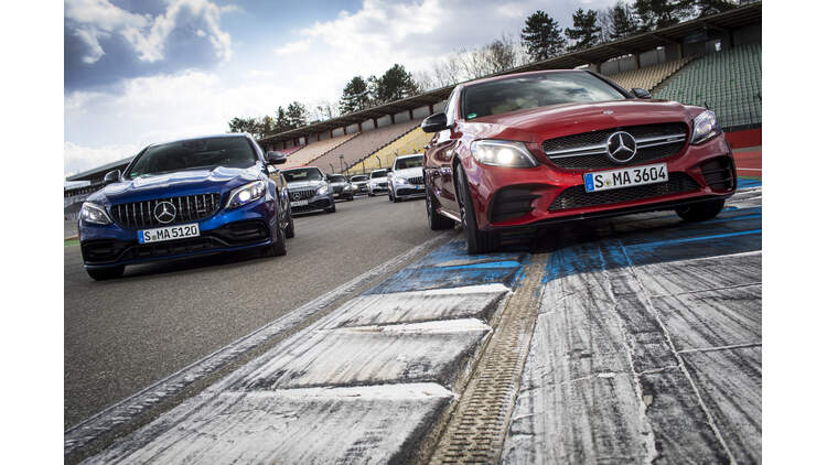 Mercedes Amg C Klasse Performanceanalyse Auto Motor Und Sport