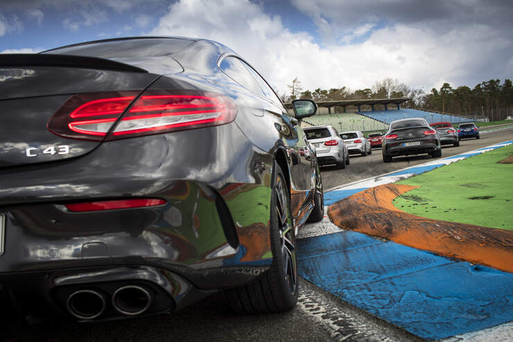 Mercedes Amg C Klasse Performanceanalyse Auto Motor Und Sport