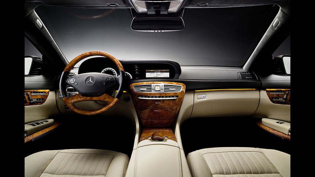 Mercedes-Benz CL 2010, Luxus-Coupé, Cockpit