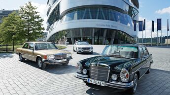 Mercedes Benz S-Klassen W109, W116, W222.