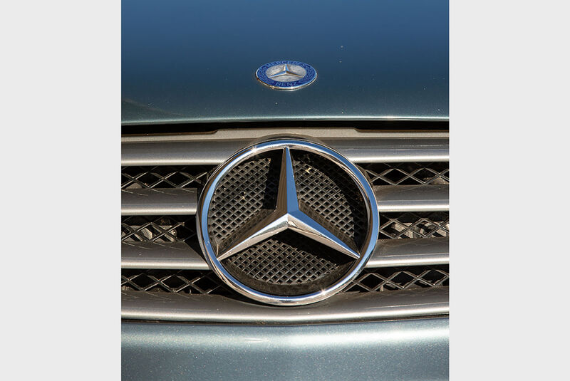 Mercedes-Benz SL, R 230, (2001-2011), Kühler, Emblem