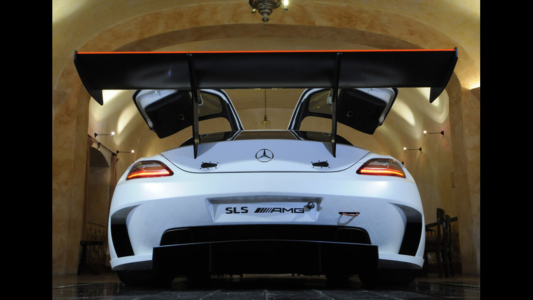 Mercedes-Benz SLS AMG GT3 Flügeltürer Heck