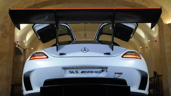 Mercedes-Benz SLS AMG GT3 Flügeltürer Heck