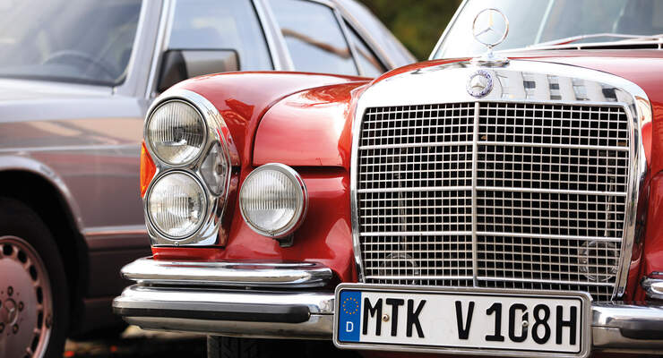 Mercedes-Benz W 108, Kühlergrill