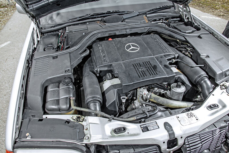 Mercedes-Benz W140, V8/V12, Motor