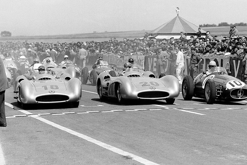 Mercedes-Benz W196 R (1954) Juan Manuel Fangio GP Frankreich