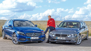 Mercedes C 180 T, BMW 330d, Michael von Maydell