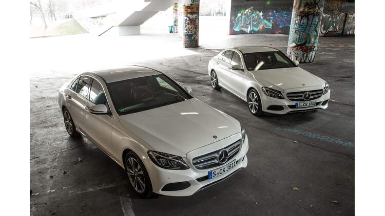 Motorvarianten Vergleich Mercedes C 220 D Und C 250 D Auto Motor Und Sport