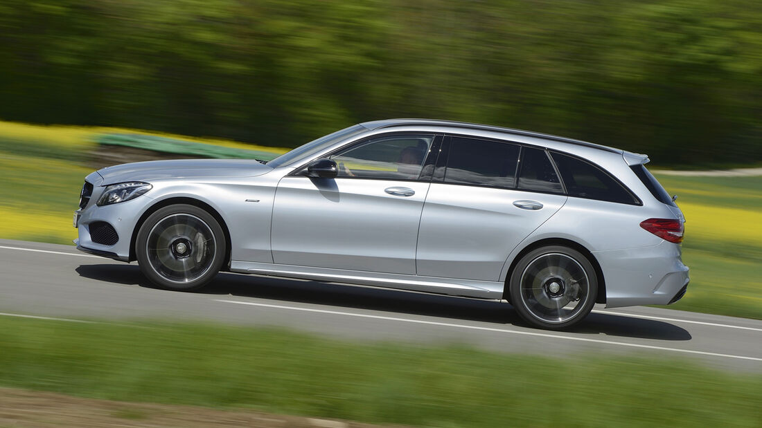 Mercedes C 450 AMG T-Modell, Seitenansicht