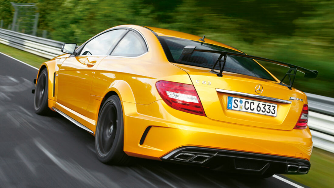 Mercedes C 63 AMG Coupé Black Series, Heck