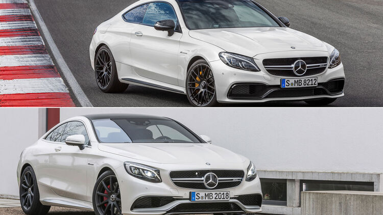 Mercedes Amg C 63 Coupe Gegen S 63 S 65 Auto Motor Und Sport