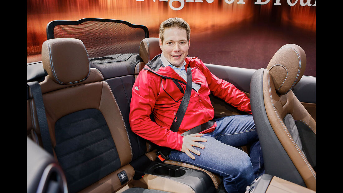 Mercedes C-Cabrio Sitzprobe Jochen Knecht