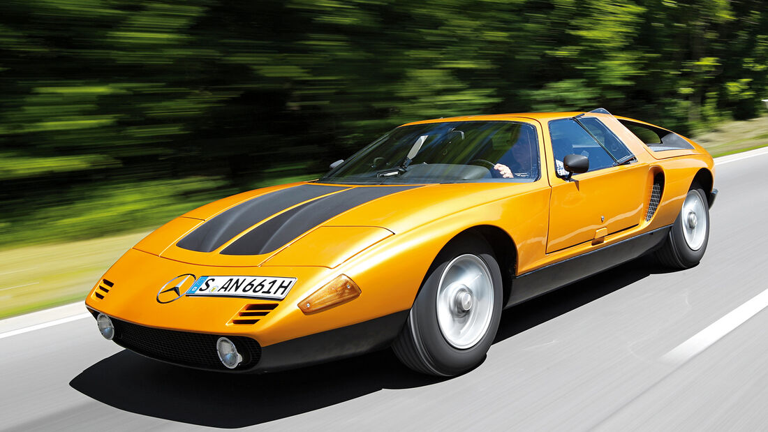 Mercedes C111, Frontansicht