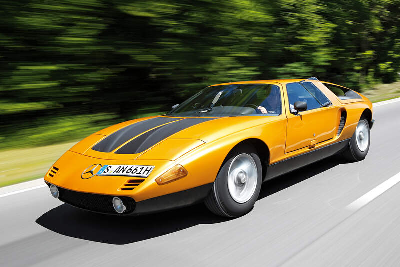 Mercedes C111, Frontansicht