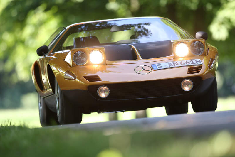 Mercedes C111, Frontansicht