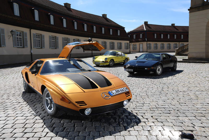 Mercedes C111, Frontansicht