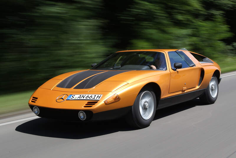 Mercedes C111, Frontansicht