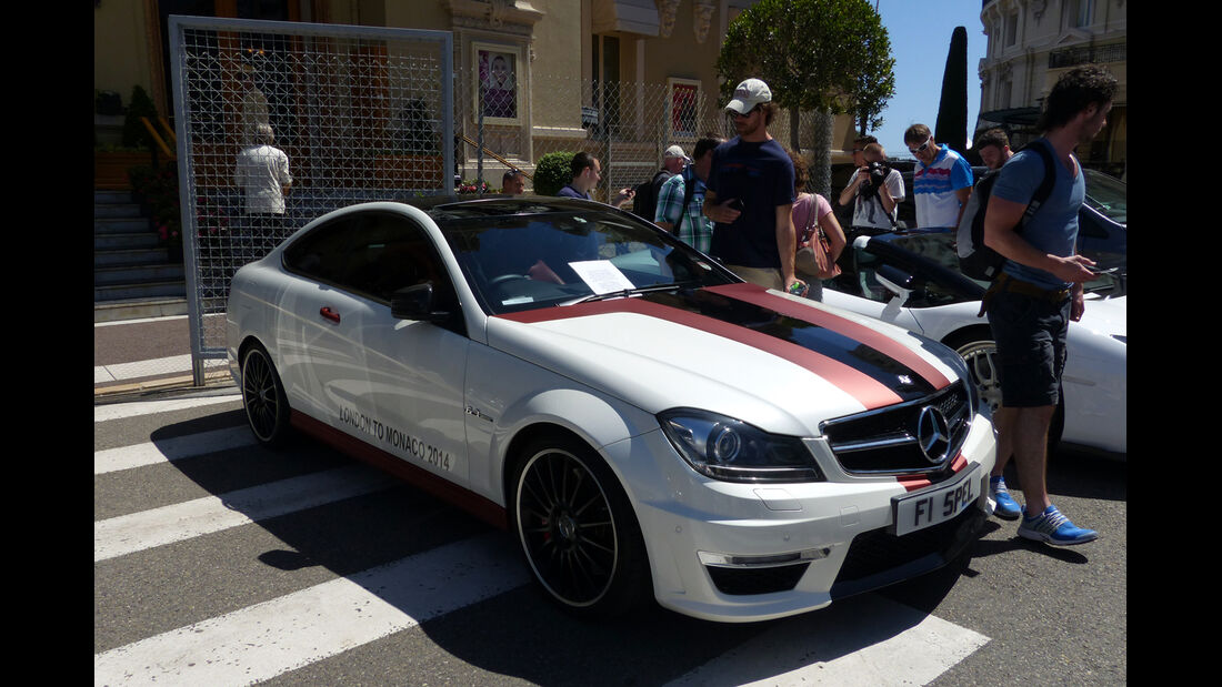 Mercedes C63 AMG - Car Spotting - Formel 1 - GP Monaco - 25. Mai 2014