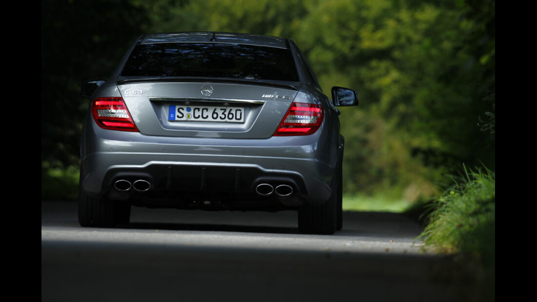 Mercedes C63 AMG Coupe Performance Package, Heck