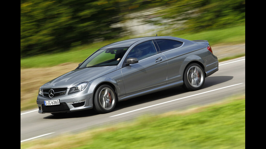Mercedes C63 AMG Coupe Performance Package, Seitenansicht