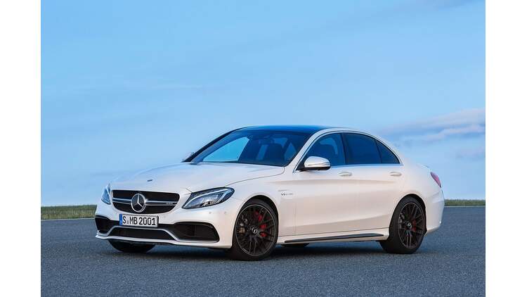 Mercedes C63 Amg Auf Dem Autosalon In Paris 2014 Die Power Versionen Der Neuen C Klasse Auto Motor Und Sport